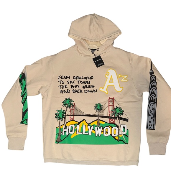 🌴🍎 NWT! Homme+Femme California to NYC Hoodie - Picture 5 of 16